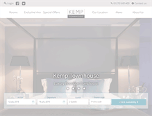 Tablet Screenshot of kemptownhouse.com